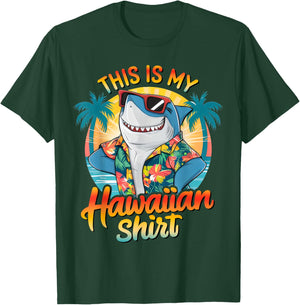This Is My Hawaiian Shirt Tropical Luau Costume Party Hawaii T-Shirt - T-Shirt | Forest
