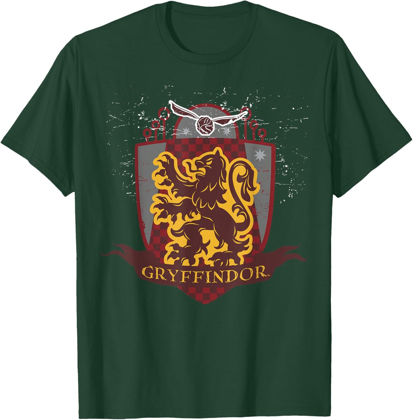 Harry Potter Gryffindor Quidditch Shield T-Shirt - T-Shirt | Forest