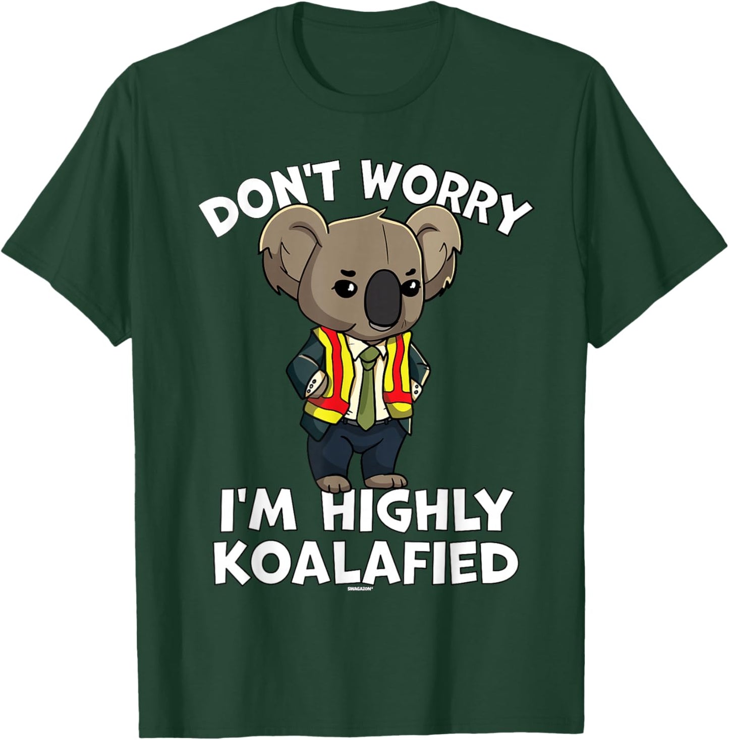 AM Leadership Coworker Swagazon Associate Koala Koalafied T-Shirt - T-Shirt | Forest