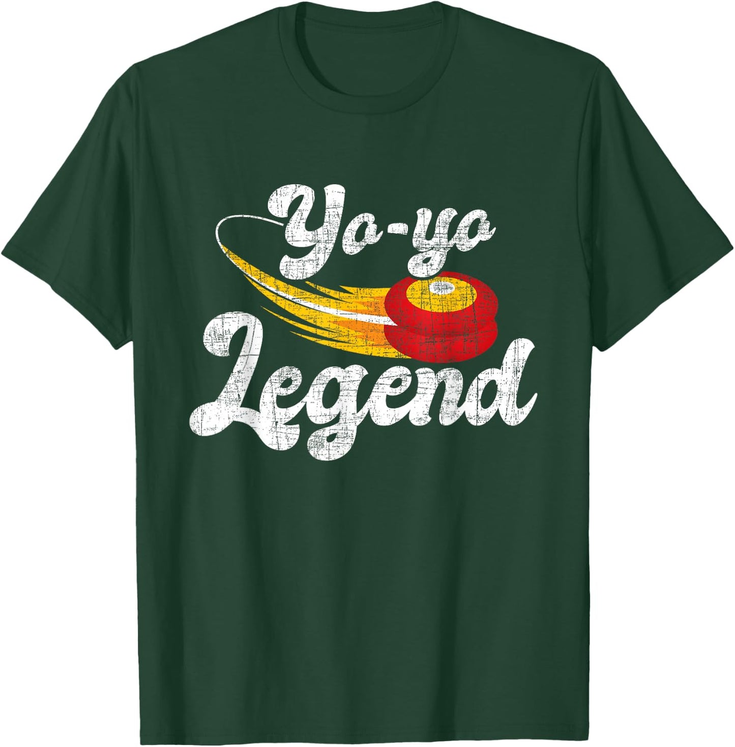 Yo-Yo Legend - Yoyo Master Tricks Competition Pastime Game T-Shirt - T-Shirt | Forest