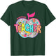 Preschool Teacher Flowers Retro Lightning Back To School Men Women Girls Kids T-Shirt - T-Shirt | Forest