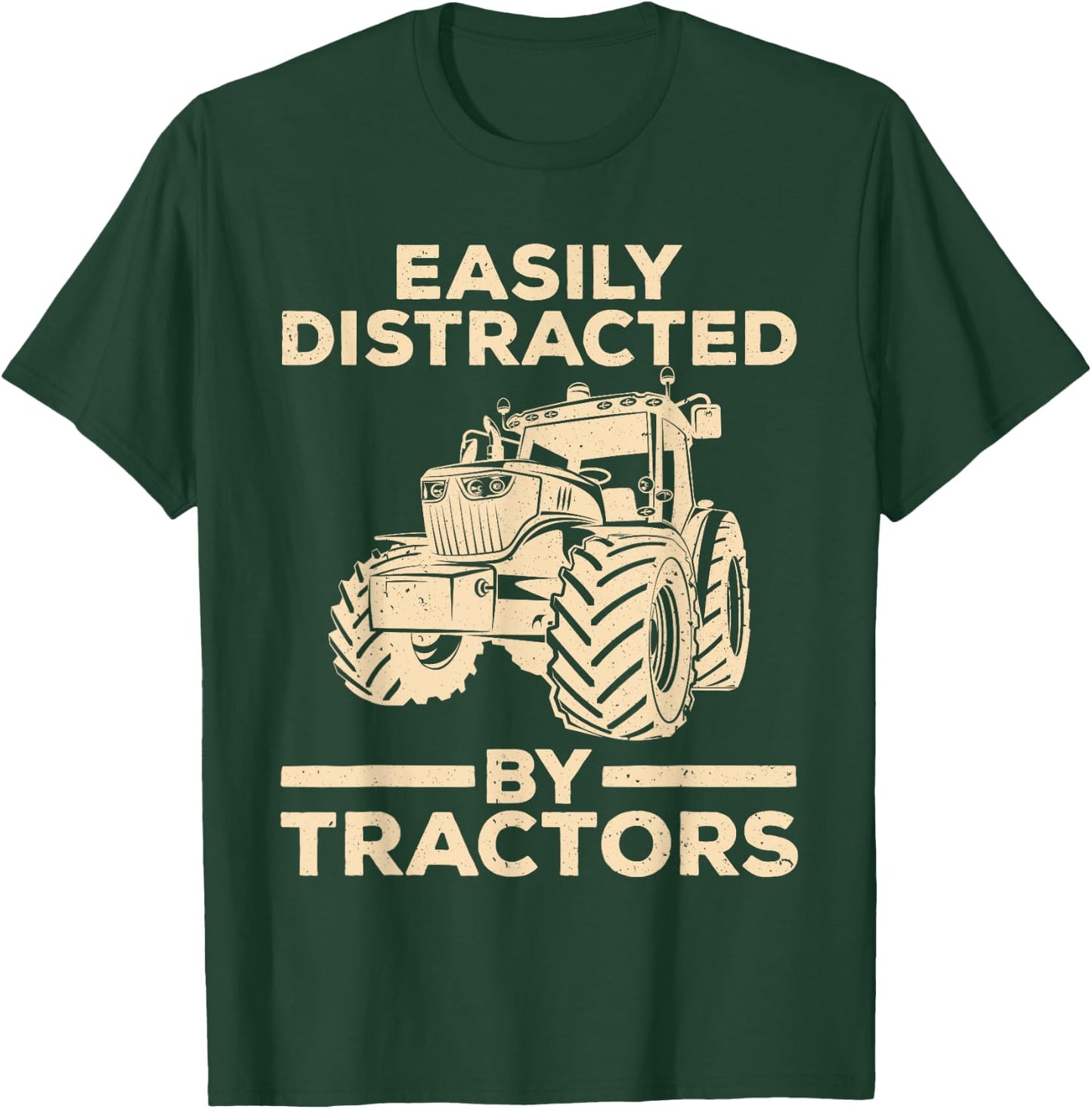 Tractor Art Women Farming Agriculture Farmer Truck T-Shirt - T-Shirt | Forest