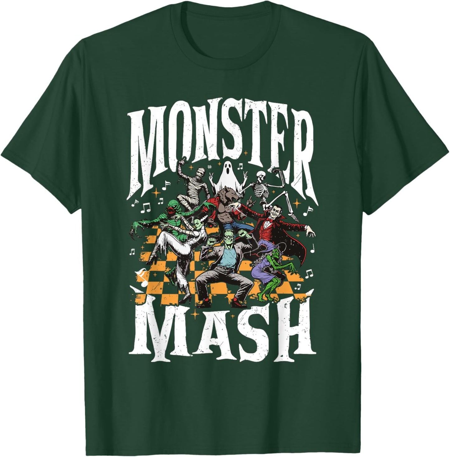 Monster Mash Retro Halloween Funny Monster Spooky Men T-Shirt - T-Shirt | Forest