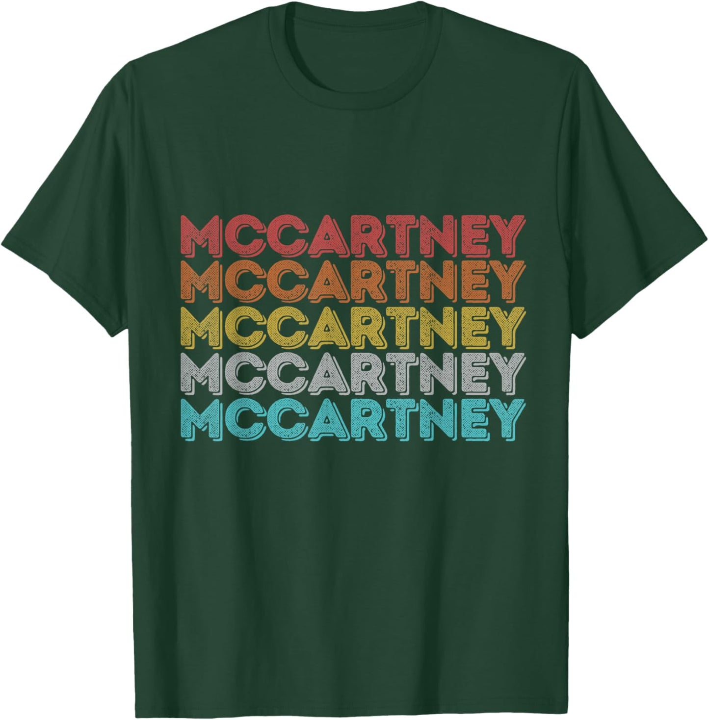 Vintage Retro McCartney T-Shirt - T-Shirt | Forest