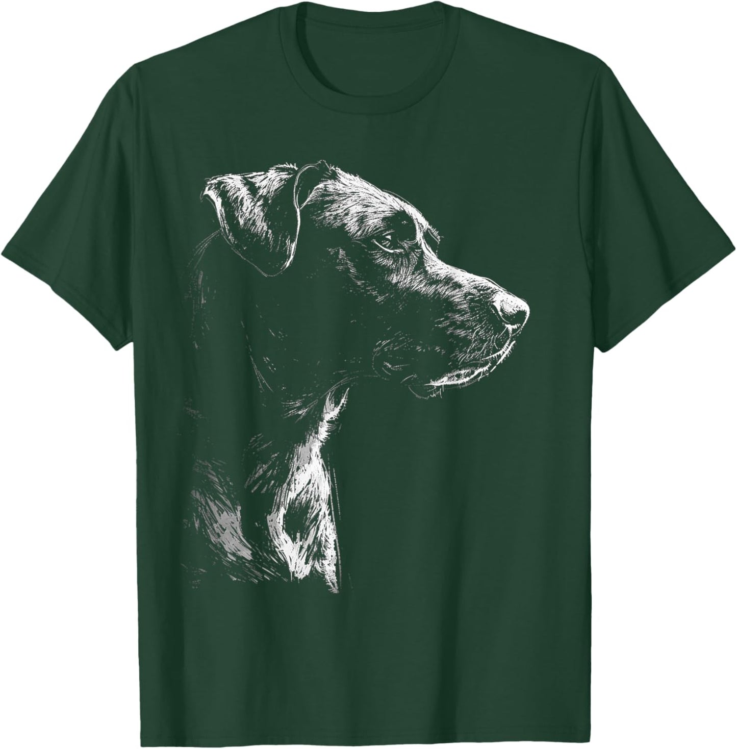 Labrador Graphic Pet Art Dog Labrador T-Shirt - T-Shirt | Forest