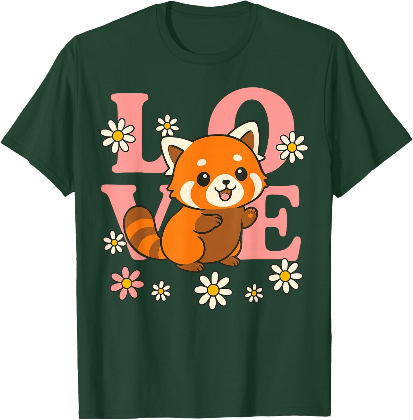 Red Panda Love T-Shirt - T-Shirt | Forest