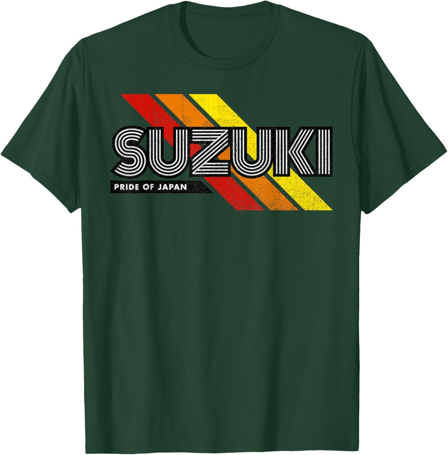 Suzuki Japanese Family Name Retro Vintage T-Shirt - T-Shirt | Forest