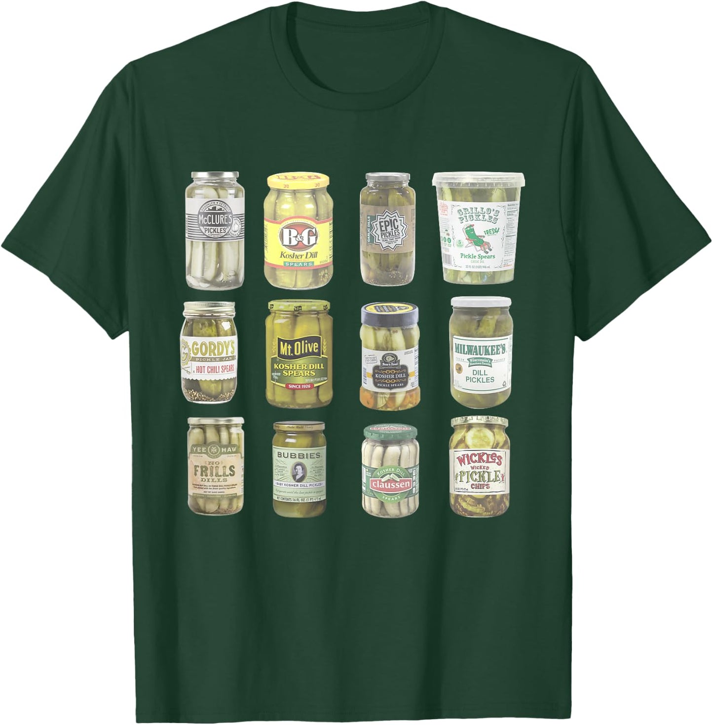 Vintage Canned Pickles Lovers T-Shirt - T-Shirt | Forest