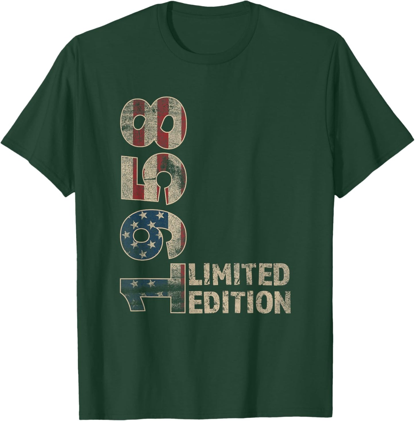 67th Birthday Gift men Vintage born 1958 turning 67 Year Old T-Shirt - T-Shirt | Forest