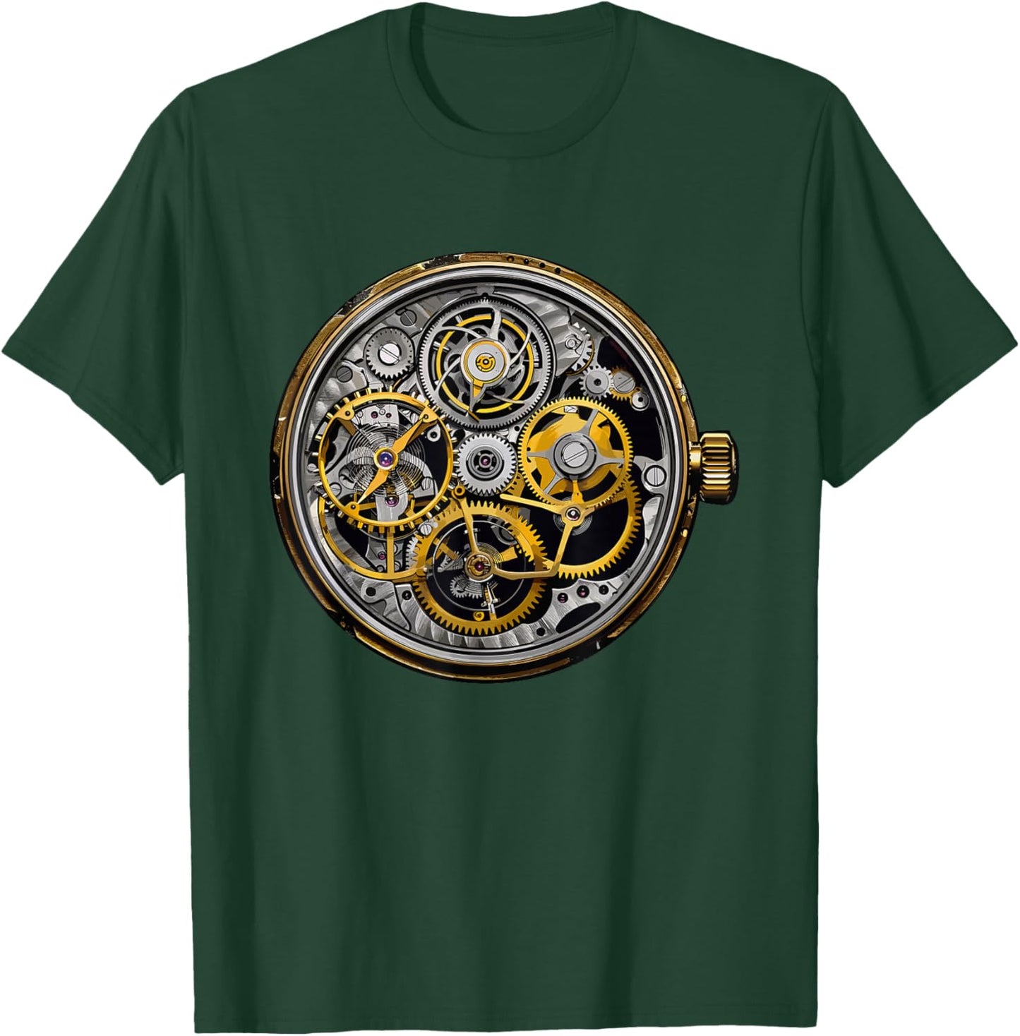 Clockmaker Horology Hour Horology Watch Enthusiast T-Shirt - T-Shirt | Forest