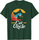 Cat Uncle Vintage 80s Style Cat Retro Sunglasses Distressed T-Shirt - T-Shirt | Forest