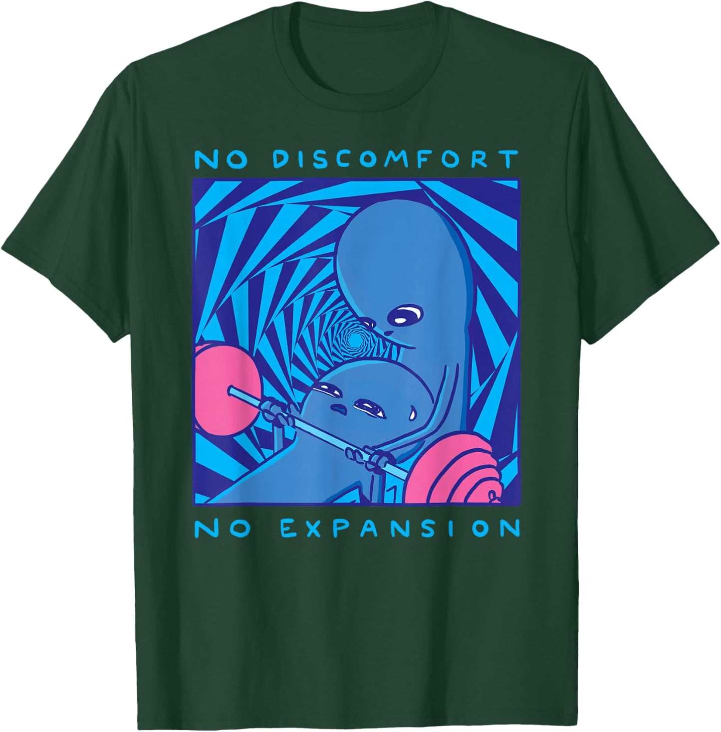 Threadless Nathan W. Pyle Strange Planet Expansion Graphic T-Shirt - T-Shirt | Forest