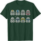 Star Wars Clone Wars Clone Troopers Helmets T-Shirt - T-Shirt | Forest
