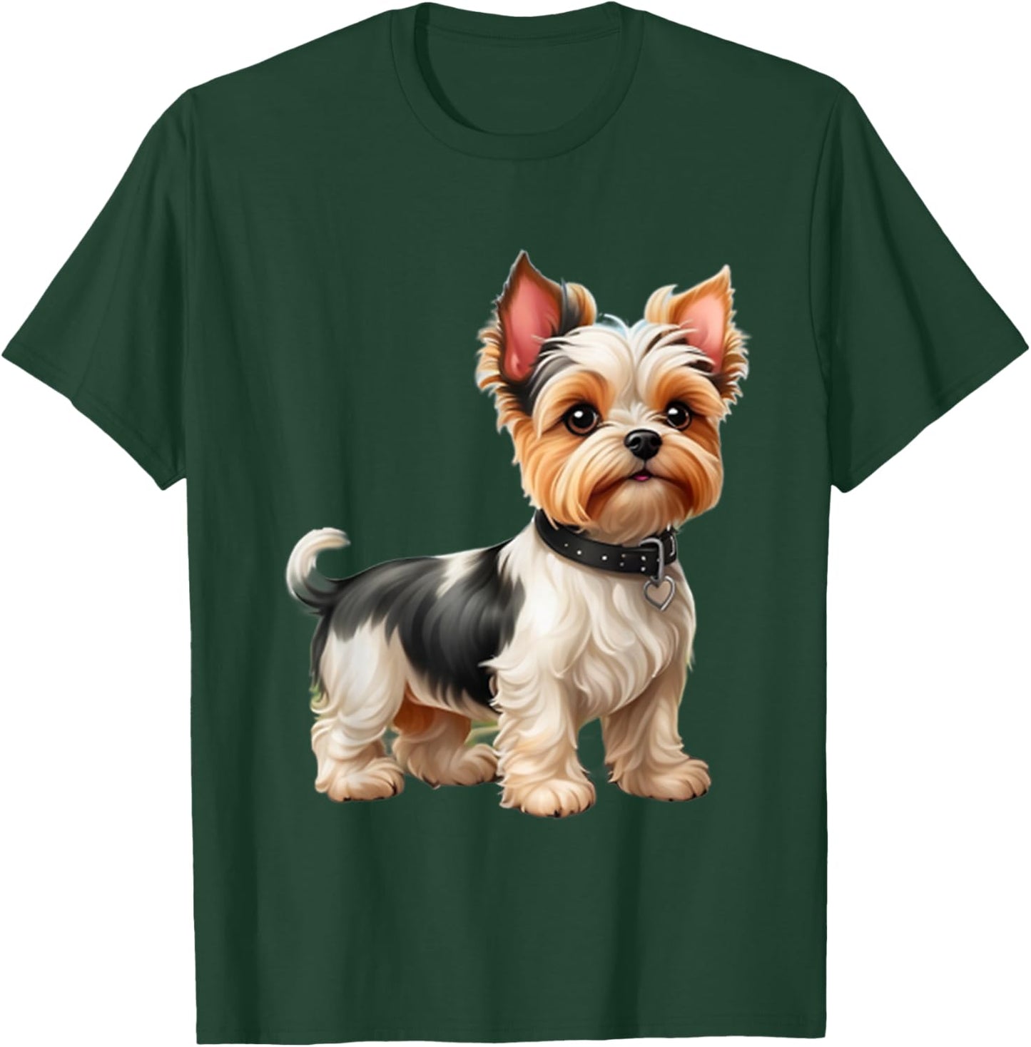 Biewer Terrier Design Dog T-Shirt - T-Shirt | Forest