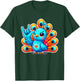Cute Peacock Bird Love You Hand Sign Language ASL T-Shirt - T-Shirt | Forest
