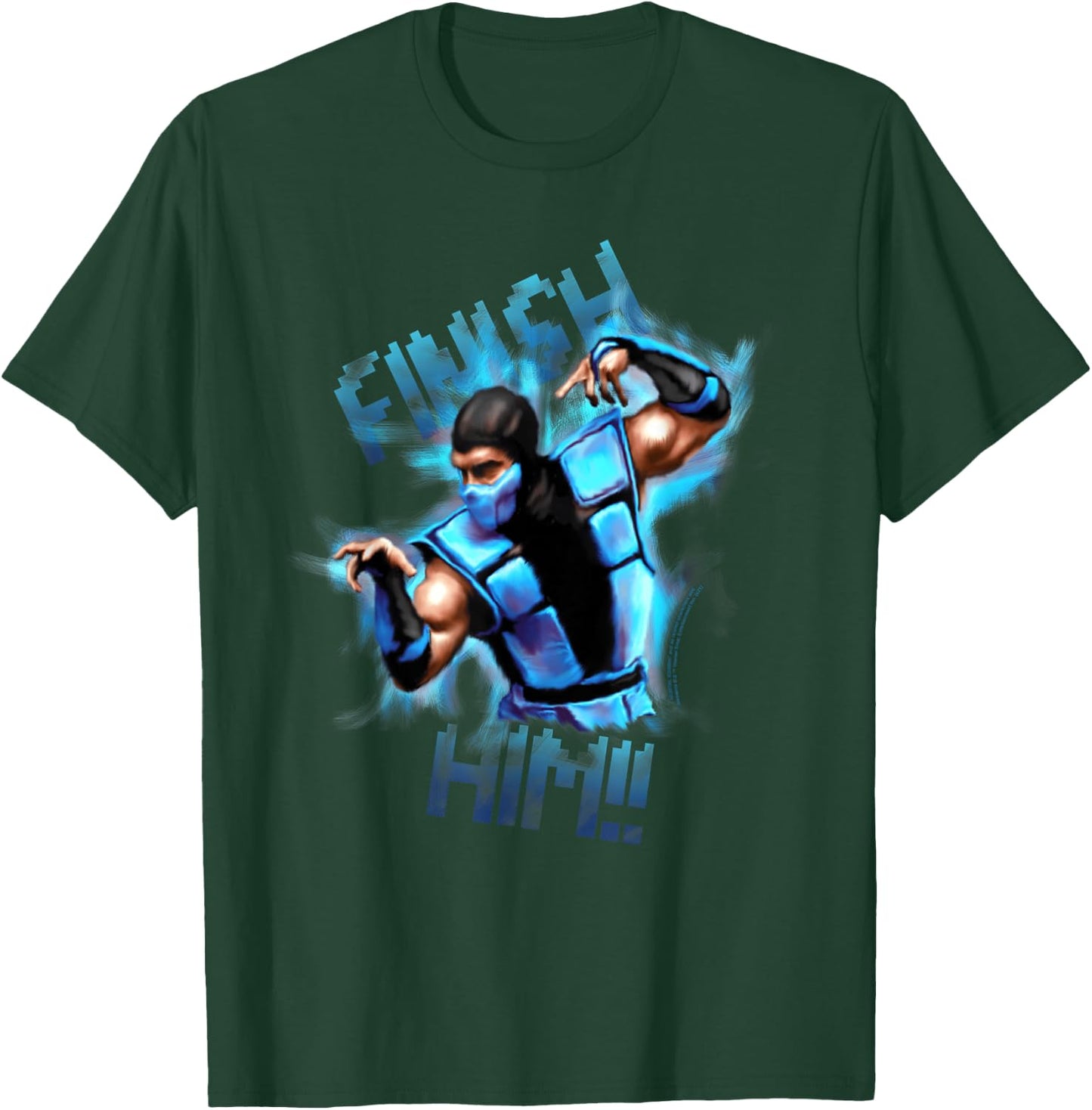 Mortal Kombat Classic Finish Him! T-Shirt - T-Shirt | Forest