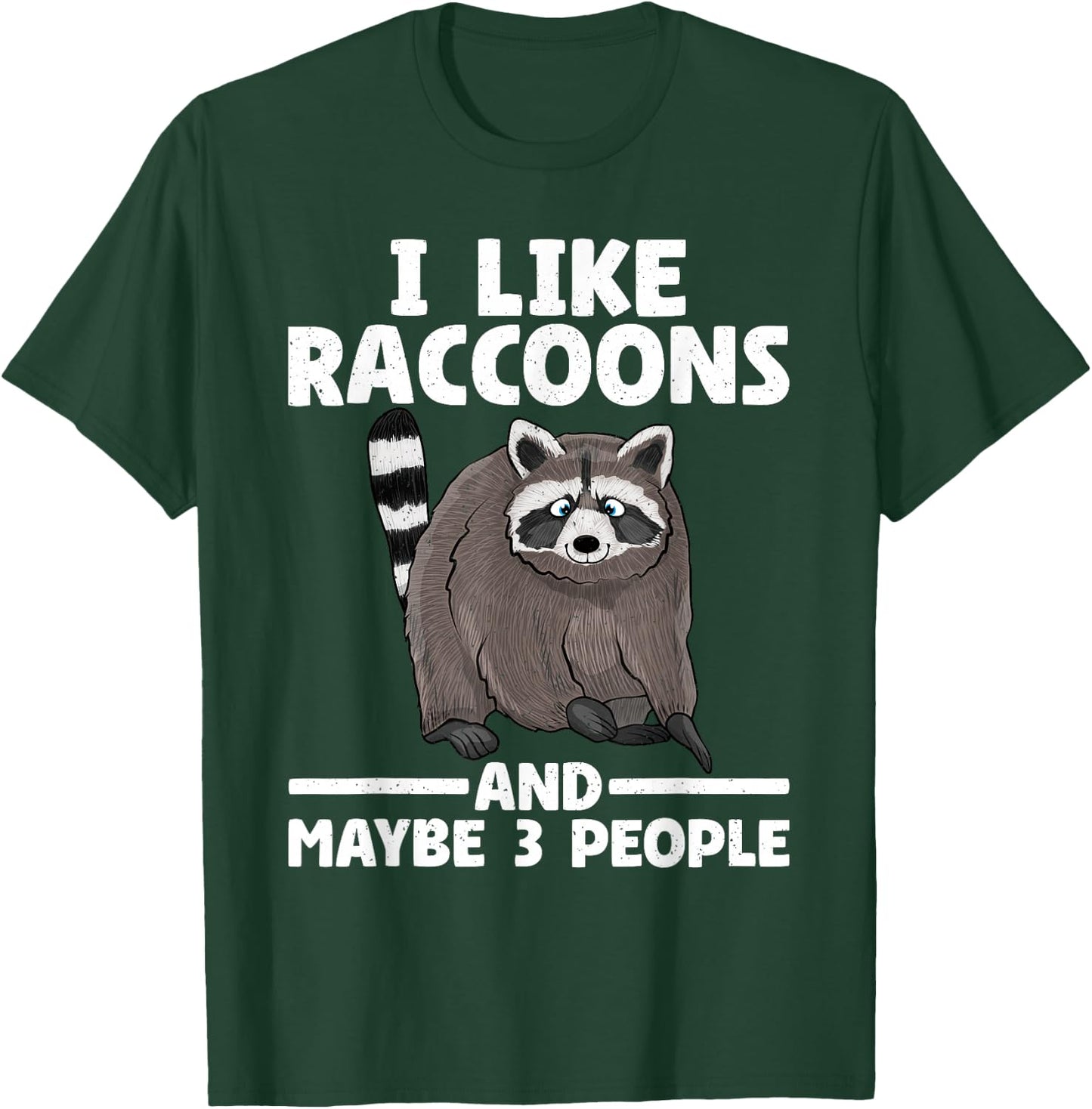 Cool Raccoon Design Women Kids Racoon Raccoon Lover T-Shirt - T-Shirt | Forest