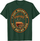 I just wanna sip coffee and pet my dog T-Shirt - T-Shirt | Forest
