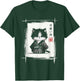 Samurai Cat Japanese Art Sumi-e Novelty Kawaii Funny Cat T-Shirt - T-Shirt | Forest