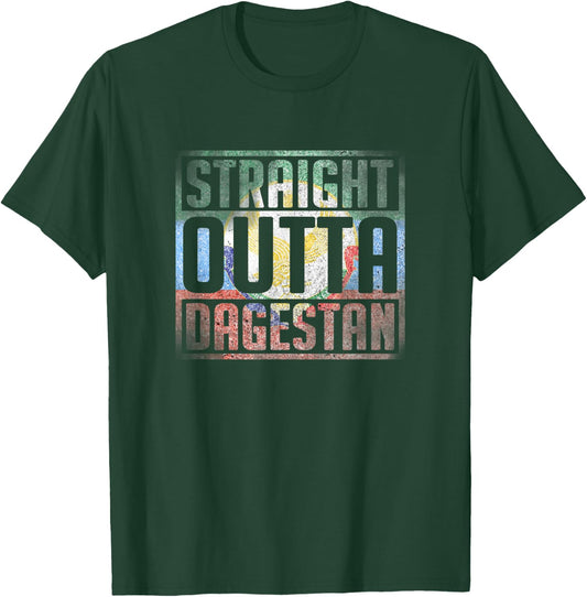 Degestan Power, Vintage Dagestan, Dagestan Flag, Dagestan T-Shirt - T-Shirt | Forest