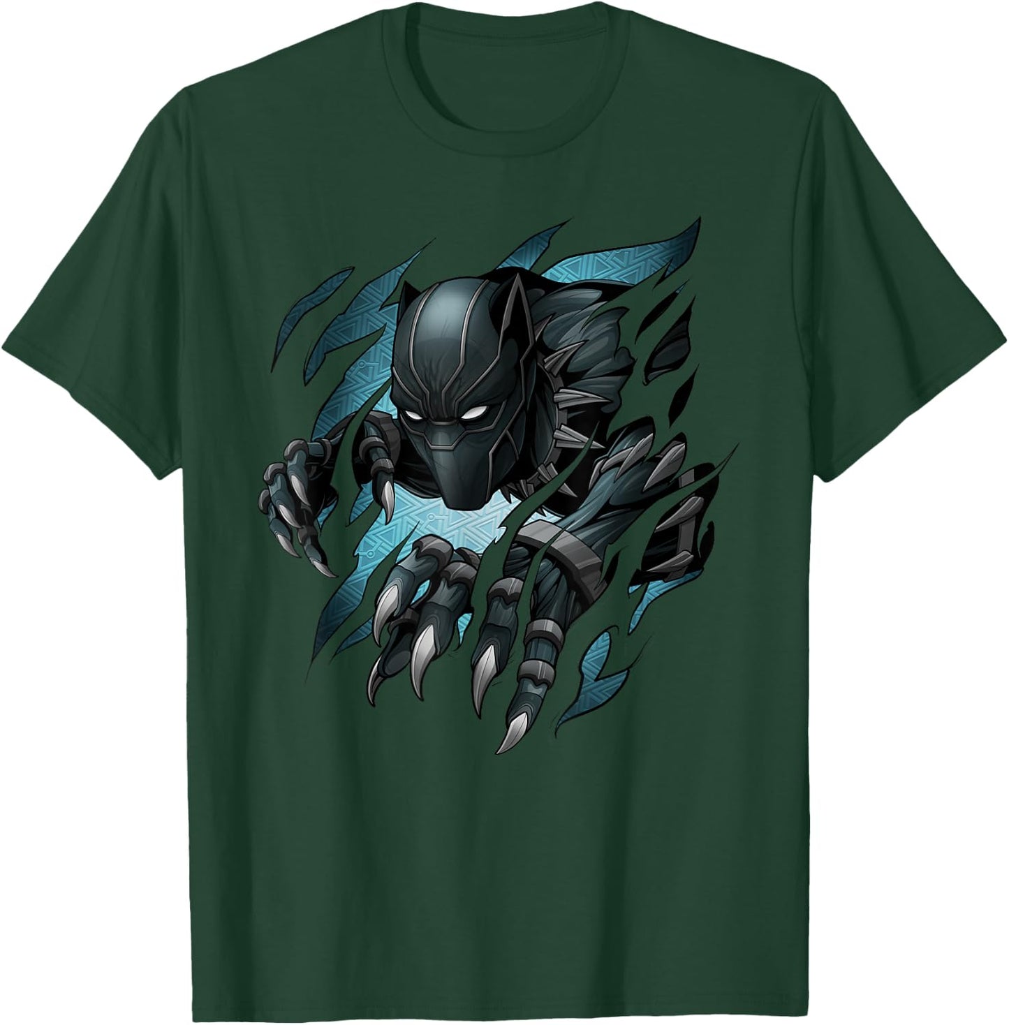 Marvel Black Panther T'Challa Claw Marks Small T-Shirt - T-Shirt | Forest