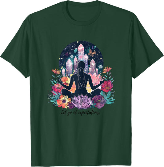 Enhance Your Serenity - Yoga & Meditation Accessory T-Shirt - T-Shirt | Forest