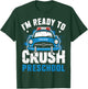 Back To School First Day Of Preschool Police Car Boys T-Shirt - T-Shirt | Forest