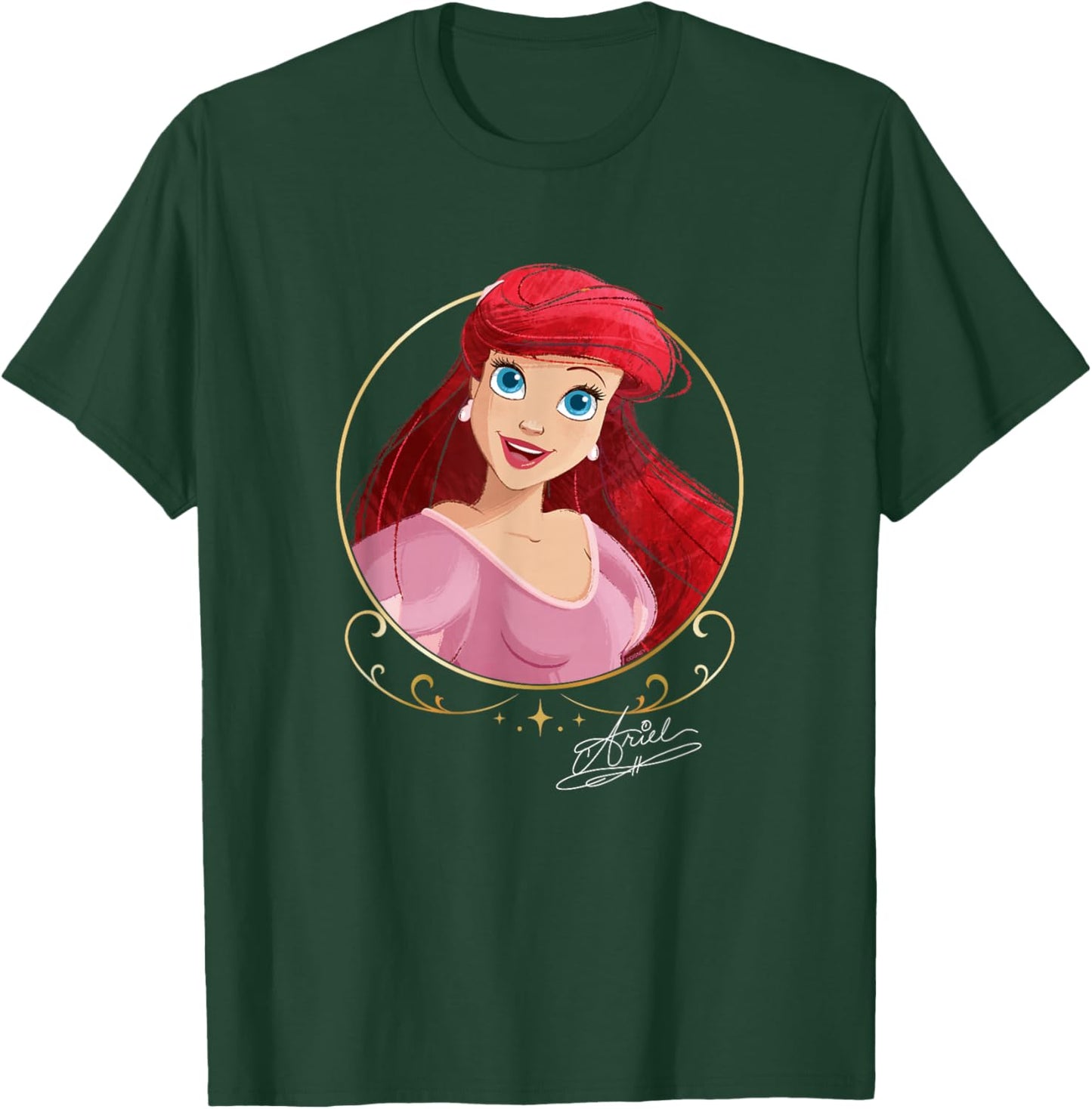 Disney Princess Royalty Group Matching Ariel 2-Sided T-Shirt - T-Shirt | Forest