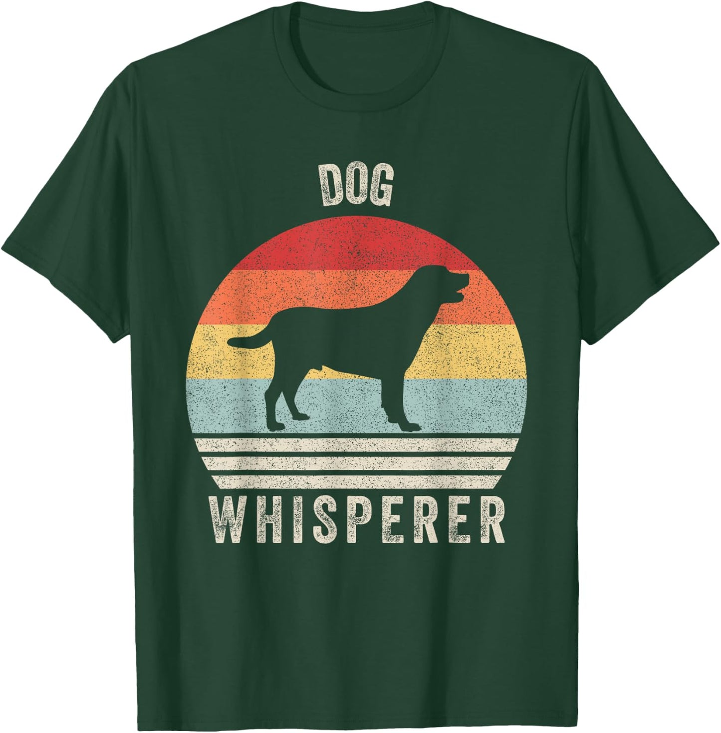 Vintage Retro Dog Whisperer Shirt Funny Dog T-Shirt - T-Shirt | Forest