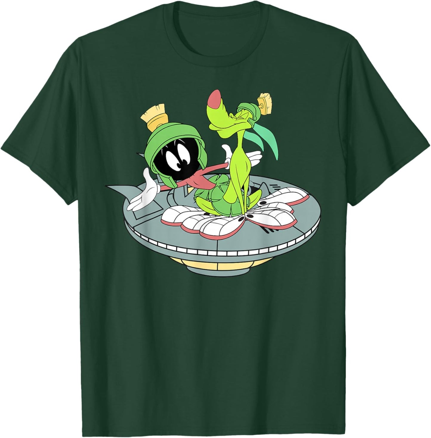 Looney Tunes Marvin The Martian & K-9 Flight T-Shirt - T-Shirt | Forest