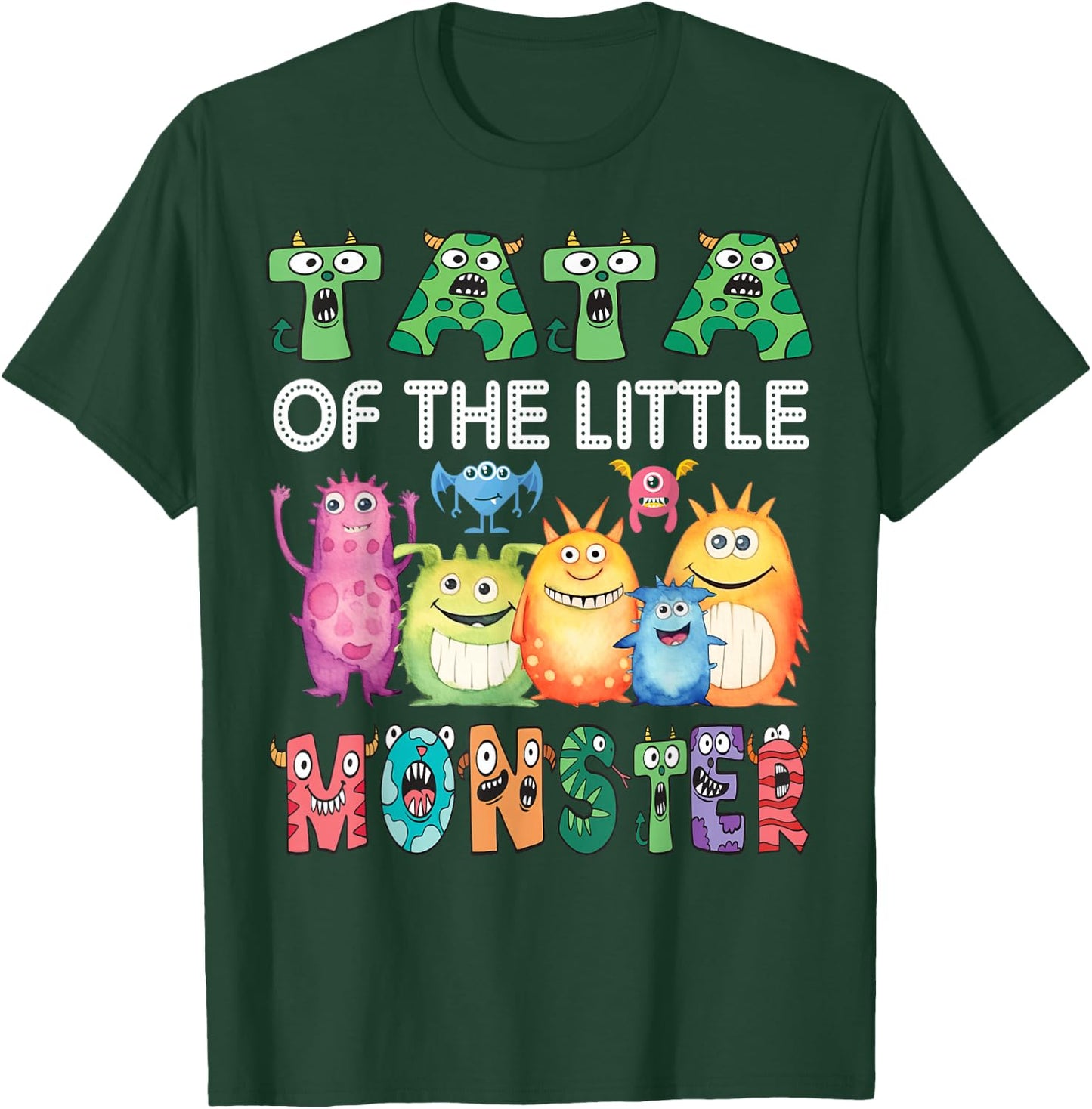 Tata Of The Little Monster Kids 1St Birthday Party T-Shirt - T-Shirt | Forest