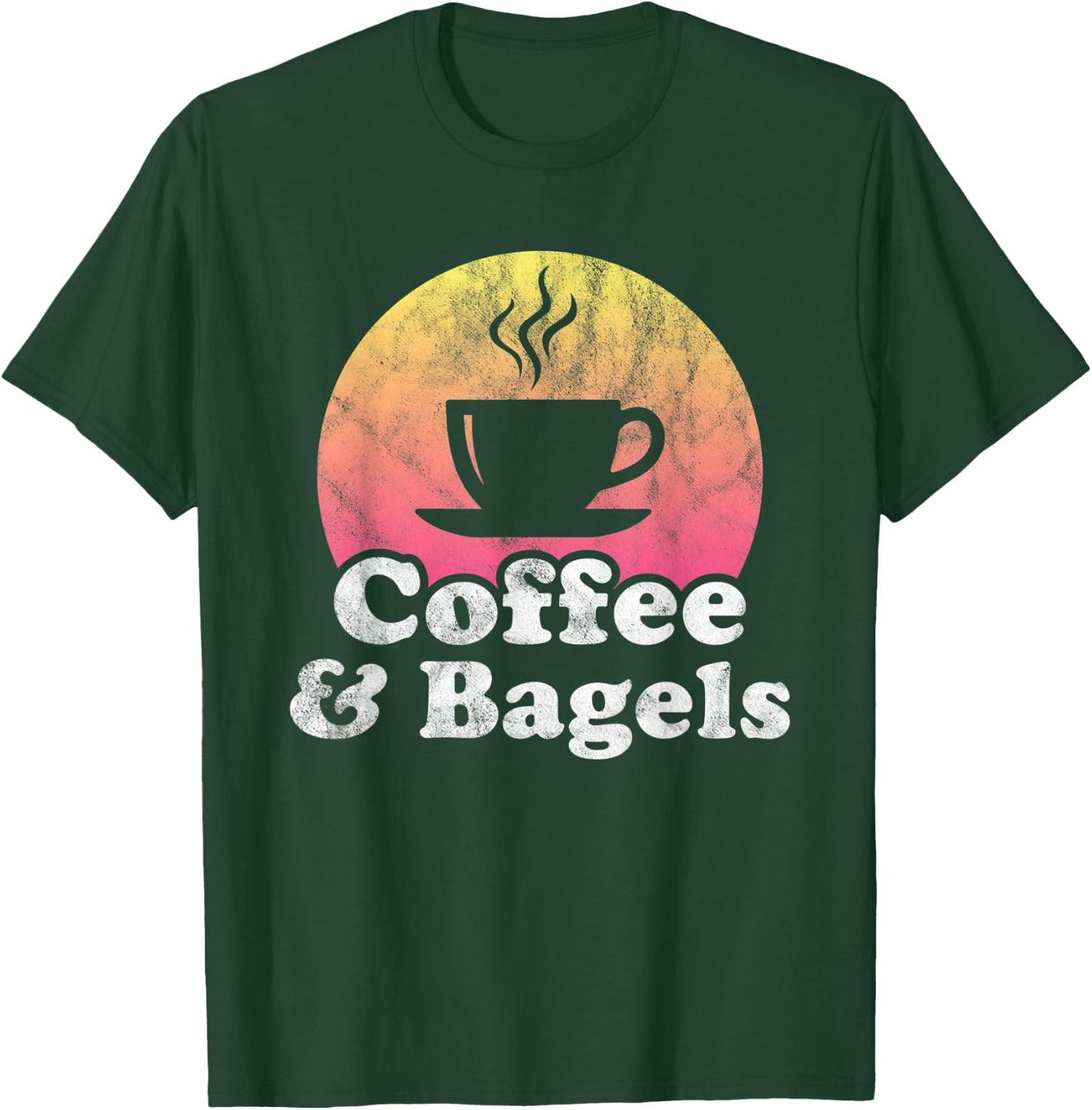 Coffee and Bagels T-Shirt - T-Shirt | Forest