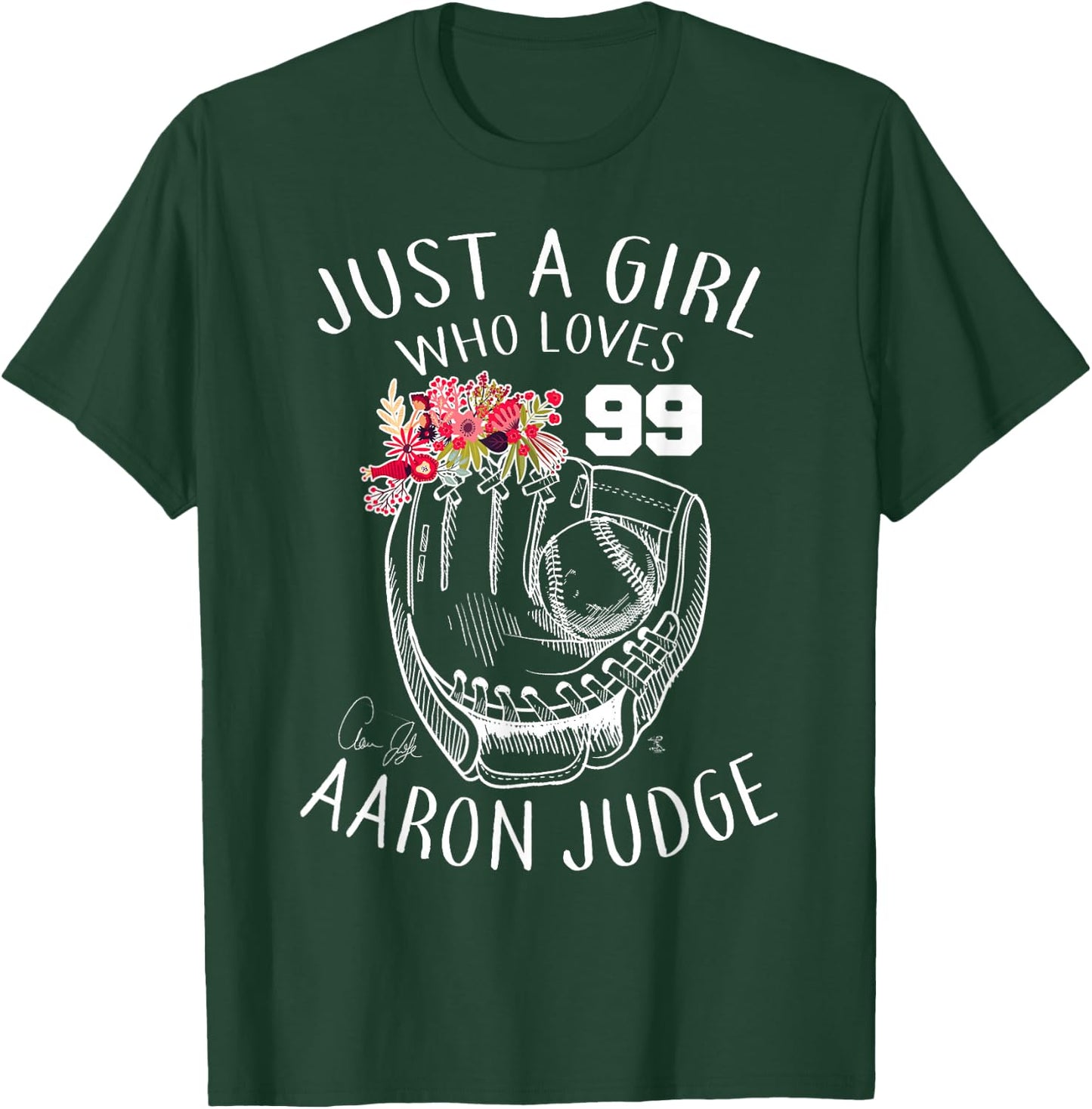 Aaron Judge Just A Girl Who Loves Aaron - Apparel T-Shirt - T-Shirt | Forest