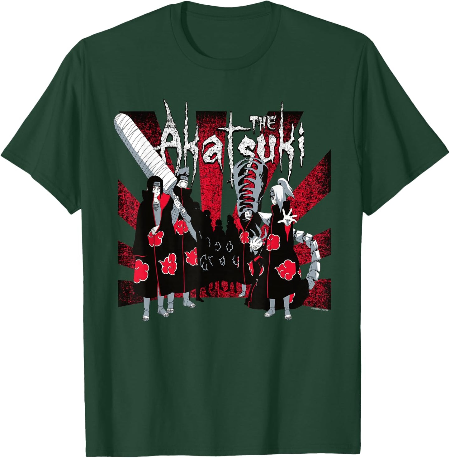 Naruto Shippuden The Akatsuki T-Shirt - T-Shirt | Forest