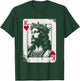 Jesus King of Hearts - Vintage Religious Card Game Lover T-Shirt - T-Shirt | Forest