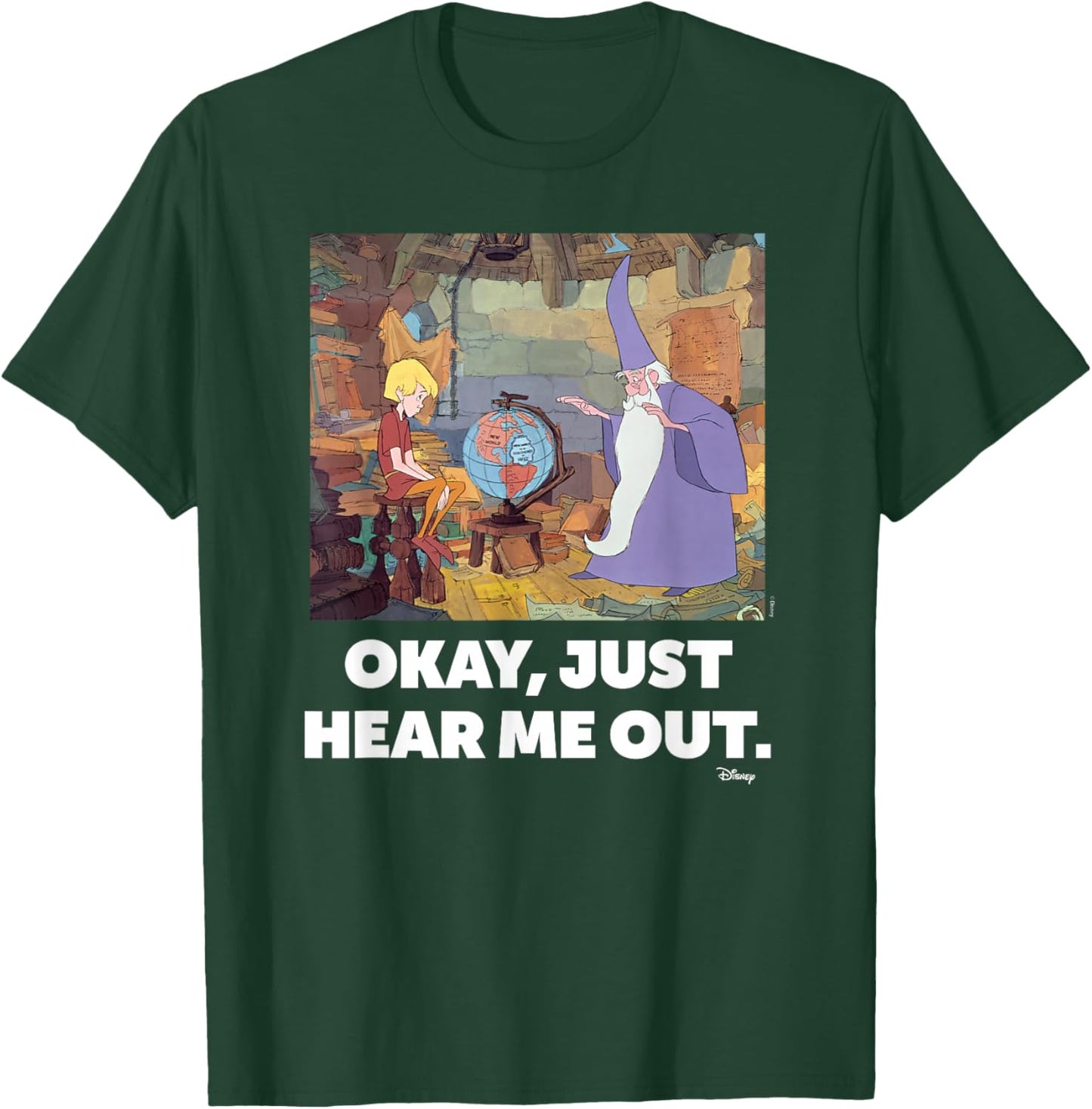 The Sword and the Stone- Just Hear Me Out T-Shirt - T-Shirt | Forest