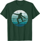 Snowboard, Retro Style Snowboarding, Blue Sunset T-Shirt - T-Shirt | Forest