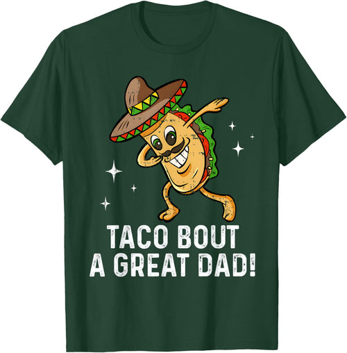 Dabbing Taco Bout A Great Dad! Men's Funny Dad Joke