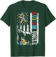 Autism Uncle Bear With Puzzles & USA Flag Distressed T-Shirt - T-Shirt | Forest