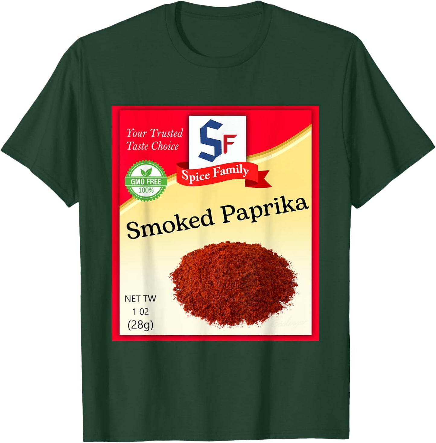 Smoked Paprika Condiment Costume Holiday Spice Costumes T-Shirt - T-Shirt | Forest