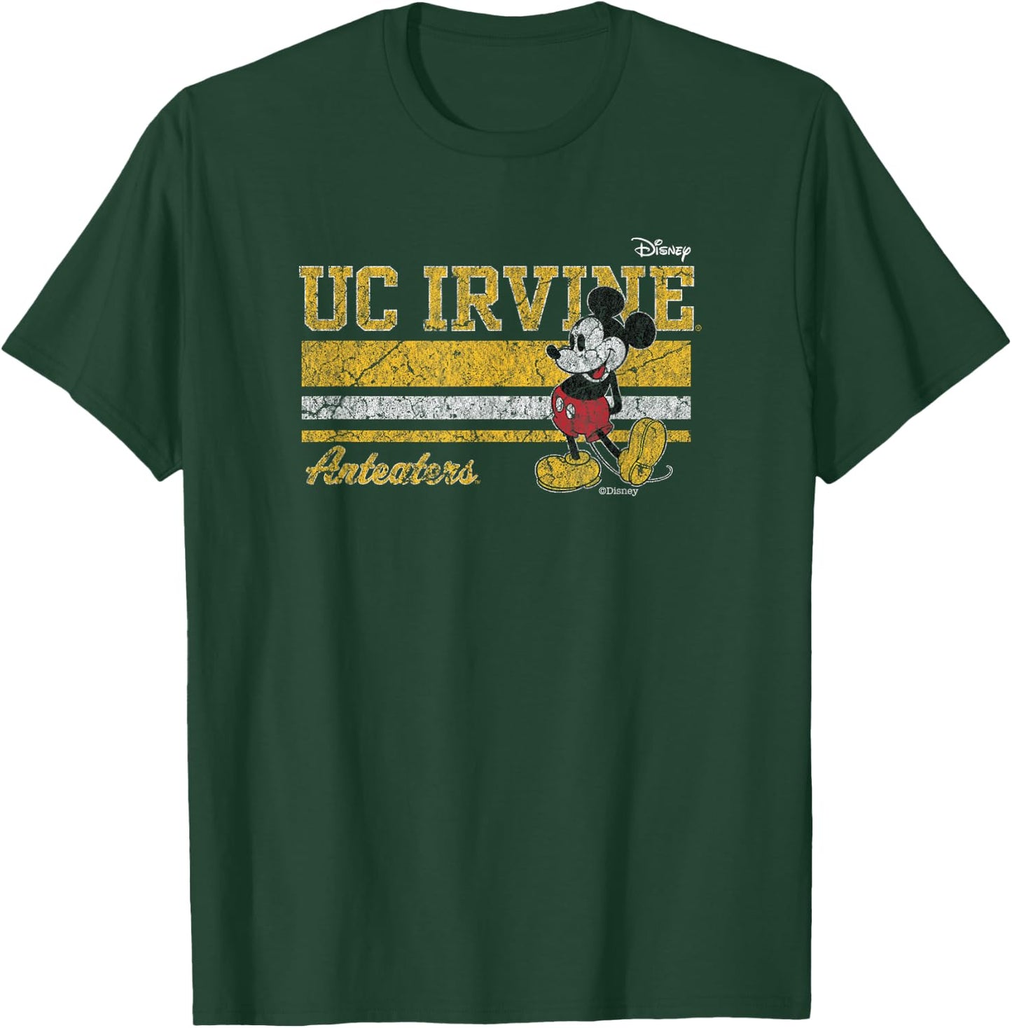 Cal Irvine Anteaters Mickey Mouse Vintage Navy T-Shirt - T-Shirt | Forest