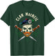 Scottish Clan MacNeil Surname Skull Dirks Tartan Badge T-Shirt - T-Shirt | Forest