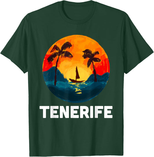 Tenerife Spain Europe Souvenir Vacation trip T-Shirt - T-Shirt | Forest