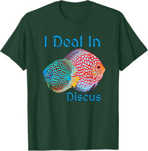 Discus Fish Breeder Seller Aquarium Keeper Gift T-Shirt - T-Shirt | Forest