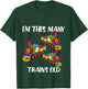 Kids I'm This Many Trains Old Boy 3rd Birthday 3 Years Old T-Shirt - T-Shirt | Forest