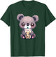 Kawaii Koala Boba Bubble Tea Cute Animal Lover Boys Girls T-Shirt - T-Shirt | Forest