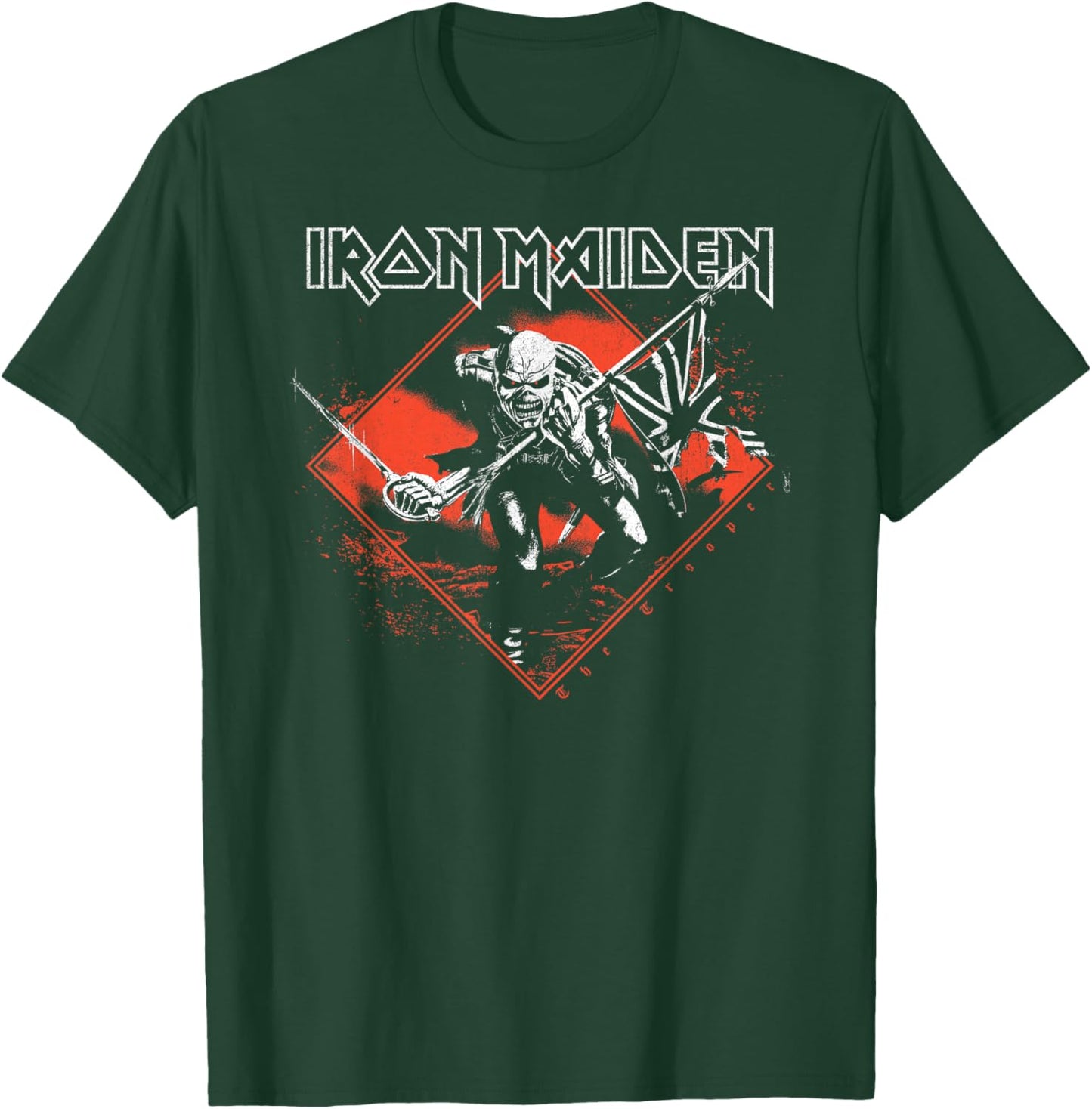 Iron Maiden Trooper Diamond T-Shirt - T-Shirt | Forest