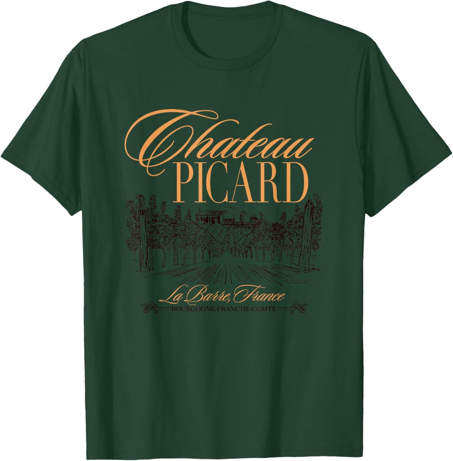 Star Trek: Picard Chateau Picard Vintage French Country Logo T-Shirt - T-Shirt | Forest