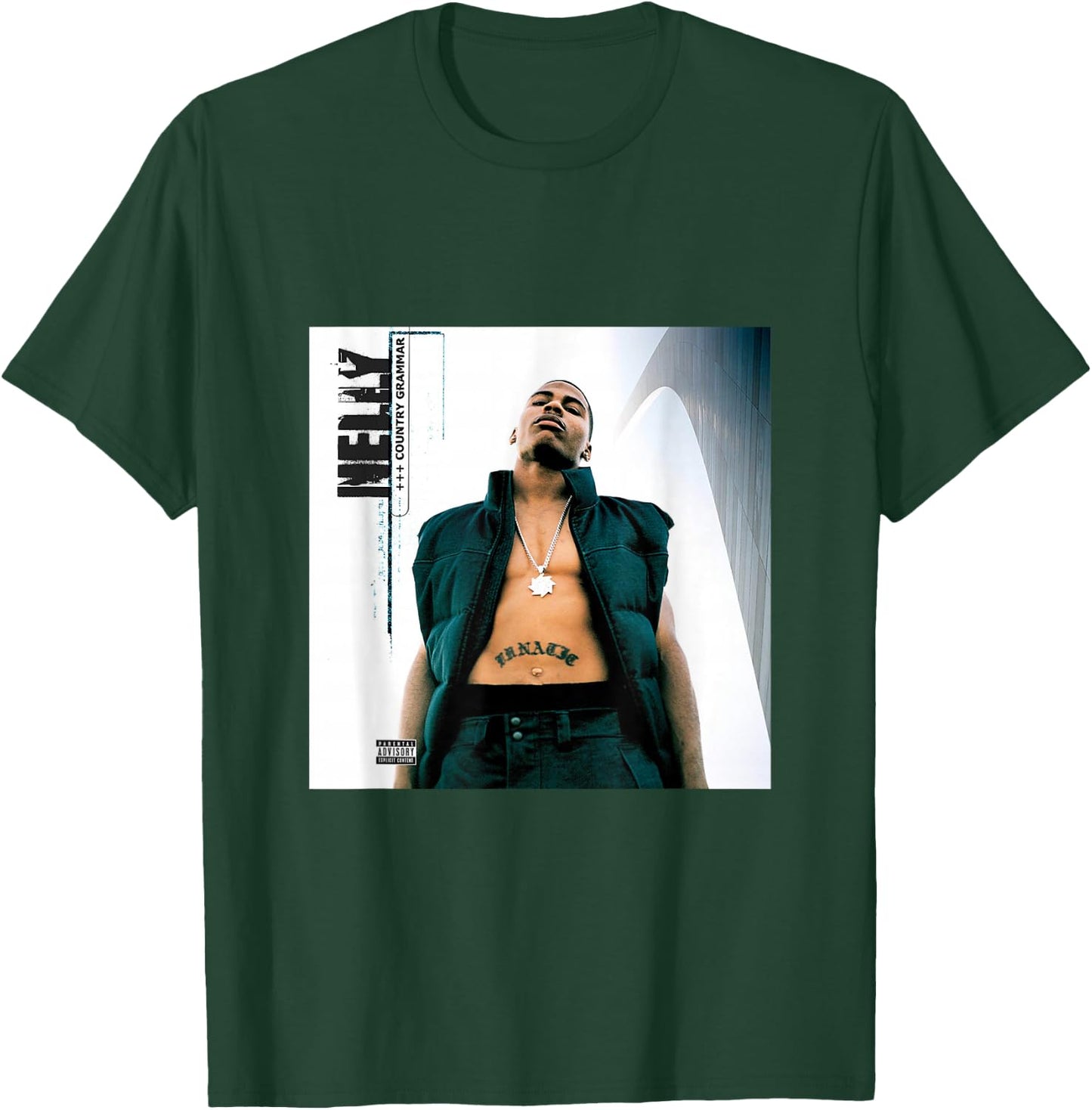 Nelly's Country Grammar Album Cover Derrty Entertainment T-Shirt - T-Shirt | Forest