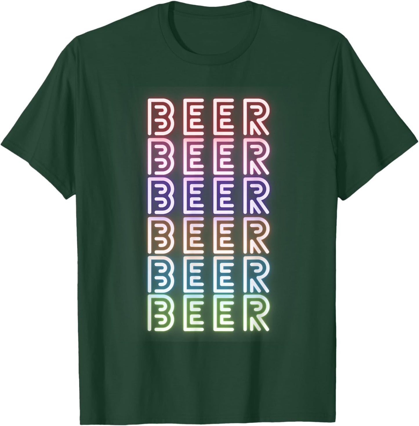 Funny Beer Retro Vintage Alcohol Beer Drinking T-Shirt - T-Shirt | Forest